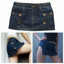 Jean Femmes Mini Micro Jupe