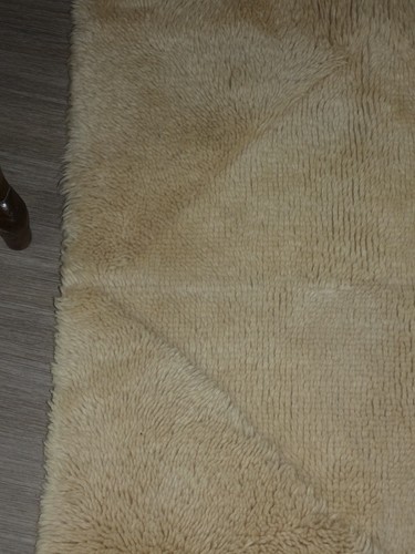 Ancien petit tapis - fait, main