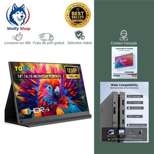 Ecran portable fhd - ecran, 14"