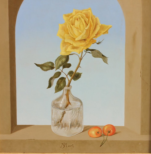 Huile sur panneau ancienne - huile,
