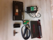 Sony wm-d6c Walkman, micro Sony ecm 101 sm et accessoires