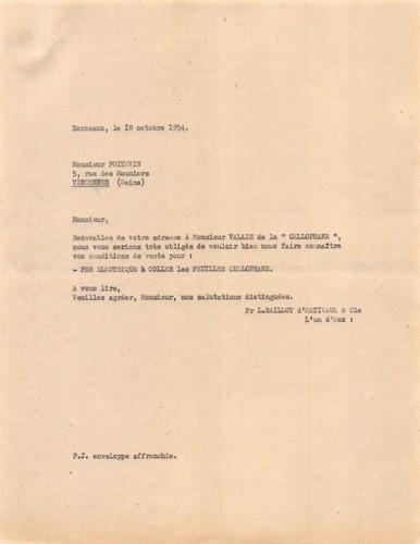 1954 baillot estivaux a - estivaux,