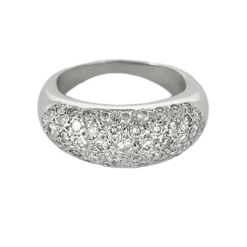 Bague jonc blanc 18k - jonc,
