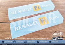 2 Autocollants Stickers F1 Team pour Renault Megane 2 RS R25 R26 Aile Clignotant