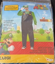 Luigi deluxe adult costume - adult,