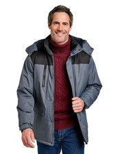 Veste Imperméable Tissée Avec Doublure En Polaire