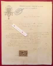 ● ARMAND CALLIAT 1882 orfèvre Lyon 18 montée du Gourguillon Restauration calice