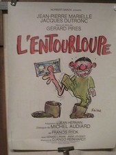 AFFICHE CINEMA L'ENTOURLOUPE  REISER  DUTRONC MARIELLE