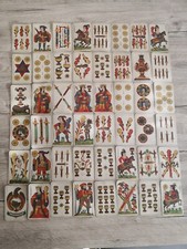 Rare ancien jeu de 48 cartes l'aluette DIEUDONNÉ ANGERS