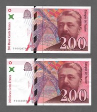 France, 2 billets consécutifs