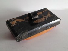 Ancien Tampon Buvard à bascule en marbre