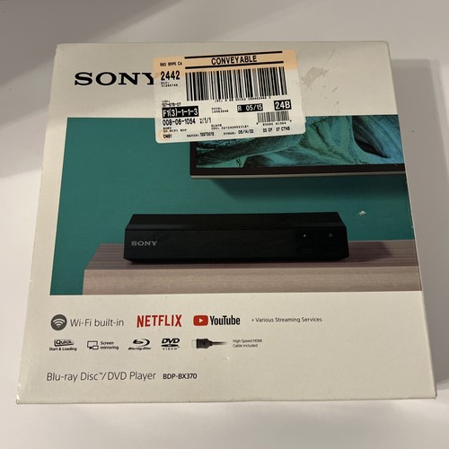 Sony bdp bx370 blu ray - sony, player