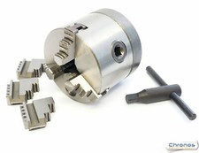 Mandrin Compatible Myford 80 Mm 3 Mors Mandrin Fileté 1 1/8 X 12 Tpi