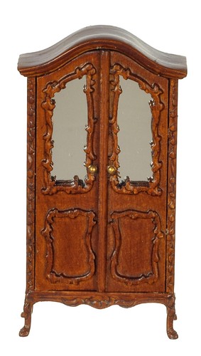 Armoire victorienne noyer - armoire,