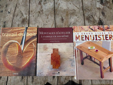 3 livres sur la menuiserie
