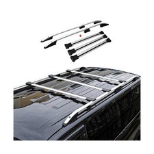 Kit Barres et Rails de Toit pour Renault Trafic 2014-2025 L2 Alu Gris