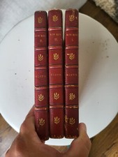 Rob Roy. Sir Walter Scott. 1st Édité 1818. 3vo Partiel Cuir