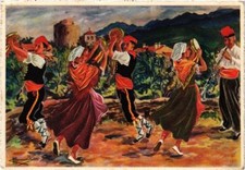 CPM En Parcourant le Roussillon Recorriendo de Rosello FOLKLORE (732348)