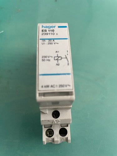 Contacteur hager 20a - 20a, es110