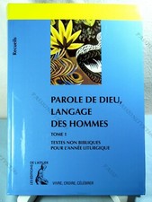 PAROLE DE DIEU LANGAGE DES HOMMES TOME 1 - ÉDITIONS DE L'ATELIER 1996 TBE*