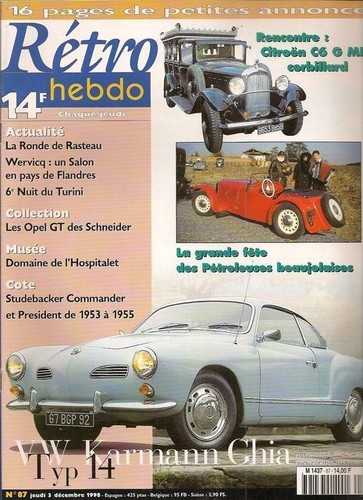 Retro hebdo volkswagen - hebdo,