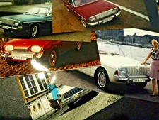 5 Photos Anciennes FORD TAUNUS Annees 60 tirages récents 
