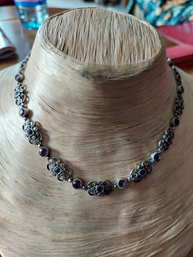 Collier argent 1930 - collier,