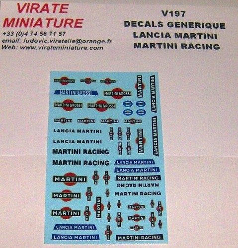V197 decals generique lancia - v197,