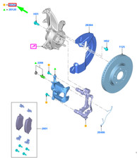 Support d'étrier de frein