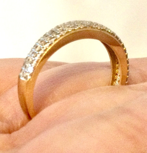Vintage bague alliance 18 - bague,