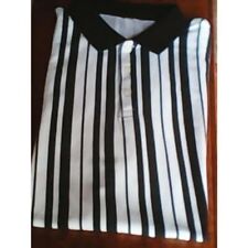 Tee-shirt col polo rayé noir et blanc Jules T L