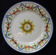 Assiette ancienne XIXè (Nord