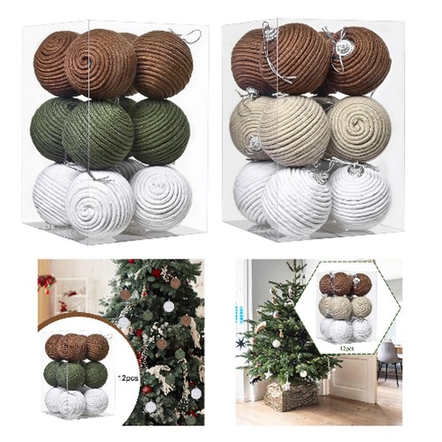 Pièces boules noël - 12,