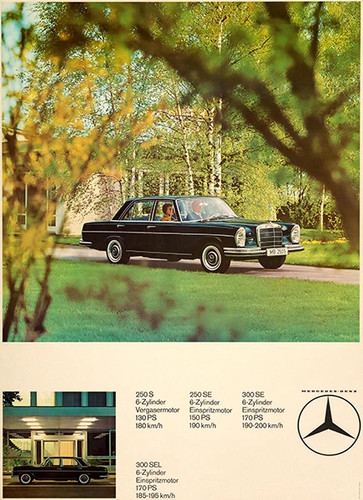 1970 mercedes benz - benz, line