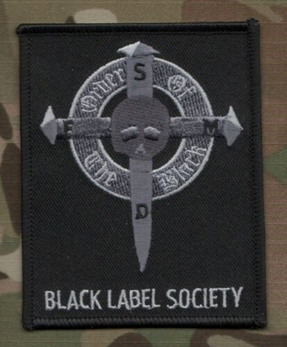 Heavy metal band black - black, label