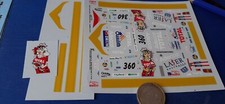 DECALCOMANIE DECALS  Toyota Total Adecco Dakar 2000  1/43