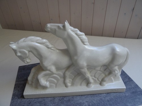 Couple chevaux sur - , art