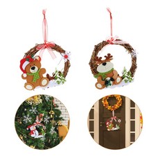  4 Pcs Cercle De Rotin