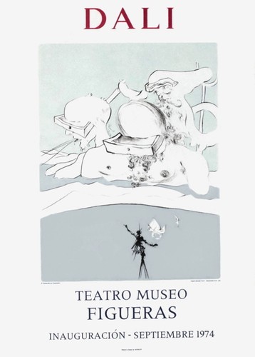 Salvador dali affiche expo - dali, 74