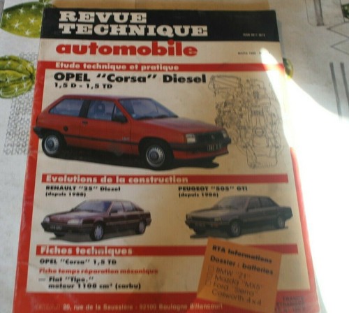 Revue technique automobile rta - automobile,