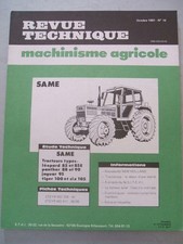 REVUE TECHNIQUE TRACTEUR SAME LEOPARD 85 et 85E PANTHER 88 90 JAGUAR 95 TIGER