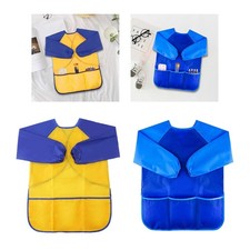 Blouse d'art pour enfants à manches longues, blouse de peinture réglable