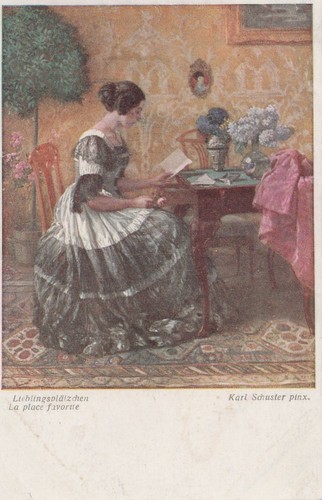 Carte art ancienne viennoise - ancienne,
