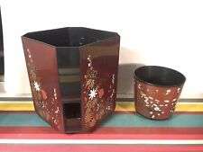 Lot Pot Plantes Plastique GROSFILLEX Avec Réservoir + CHÂTELAIN Vintage