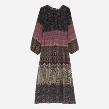 Robe longue en viscose et soie VANESSA BRUNO neuve T.40