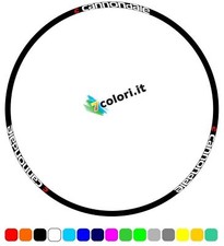 Kit de 12 vinyles adhésifs pour jantes de VTT CANNONDALE
