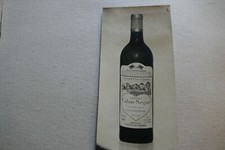 CALON-SEGUR  Château VIN  Grand cru classé photographie bouteille étiquette 1926
