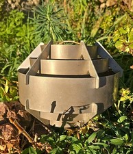 Lustre MAX SAUZE Suspension Aluminium Métal Vintage UFO Pop-age 