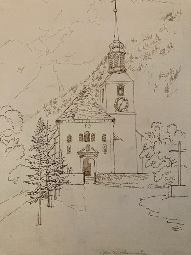 Dessin xixe 1830 encre - encre, a