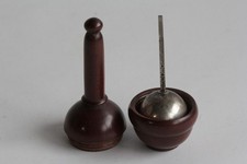 Aéromètre pèse-alcool argent XIXe siècle (64648)